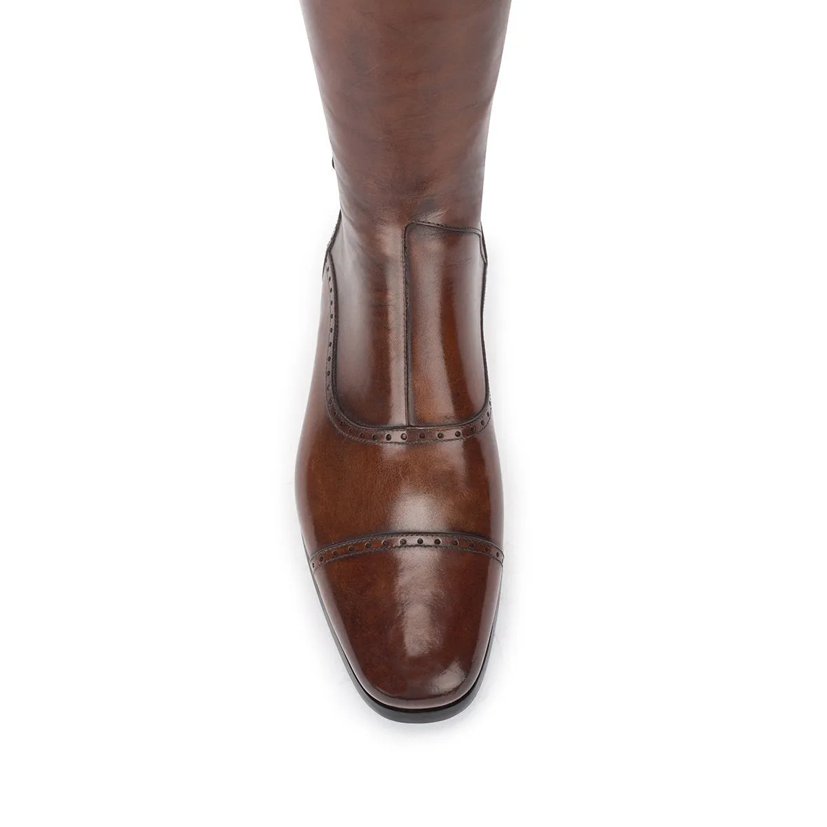 33202<br>Brown standard riding boots [34 - 39]