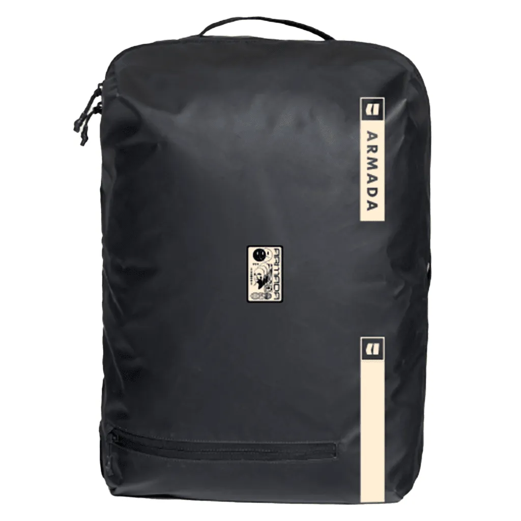 60L duffle bag - Black / Afterglow