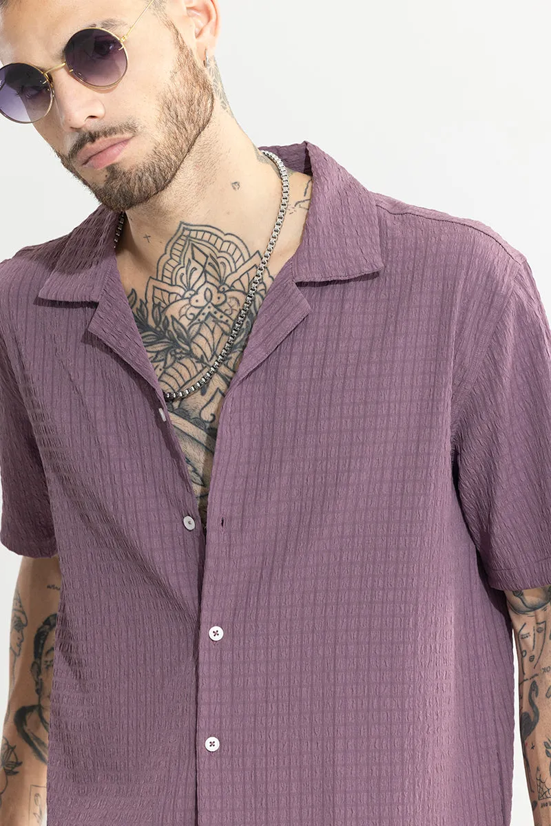 Absolute Seer Sucker Purple Shirt