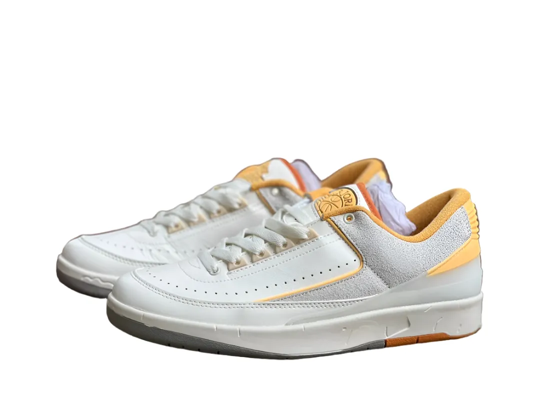 Air Jordan 2 Low Grey/White/Orange