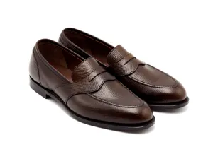 Alcaston Dark Brown Hatch Grain Cordovan