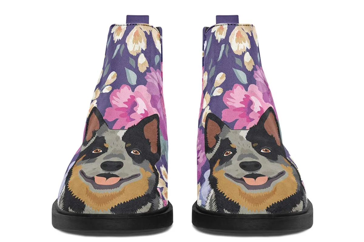 Australian Cattle Dog Portrait Neat Vibe Boots