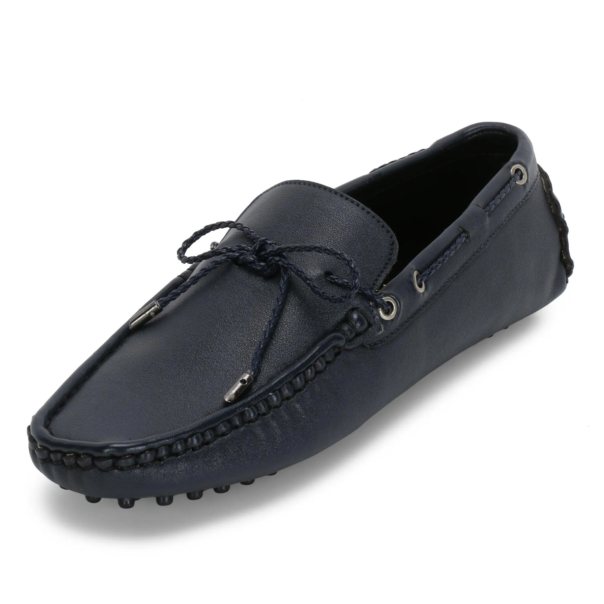 Aza Blue Driving Loafers