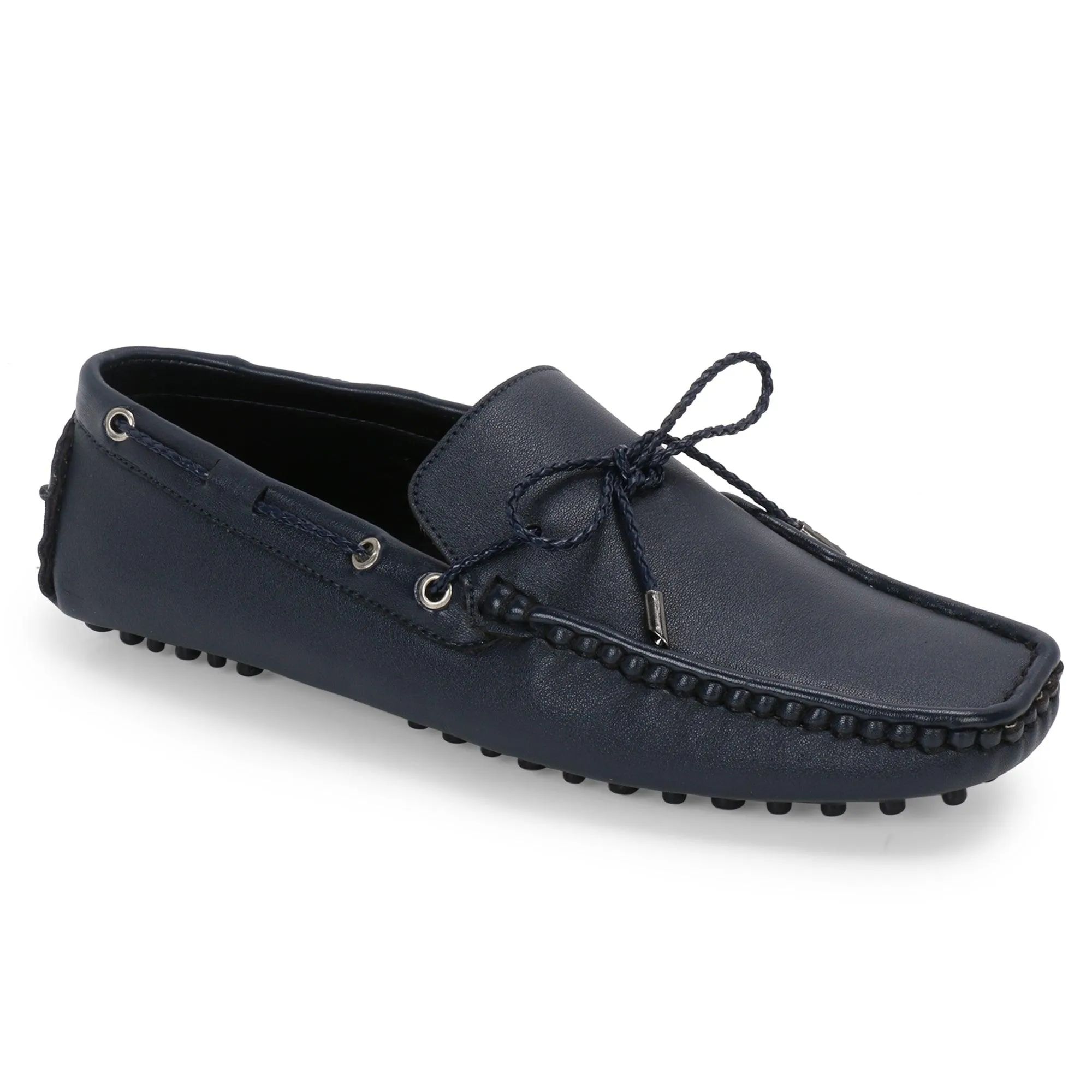 Aza Blue Driving Loafers