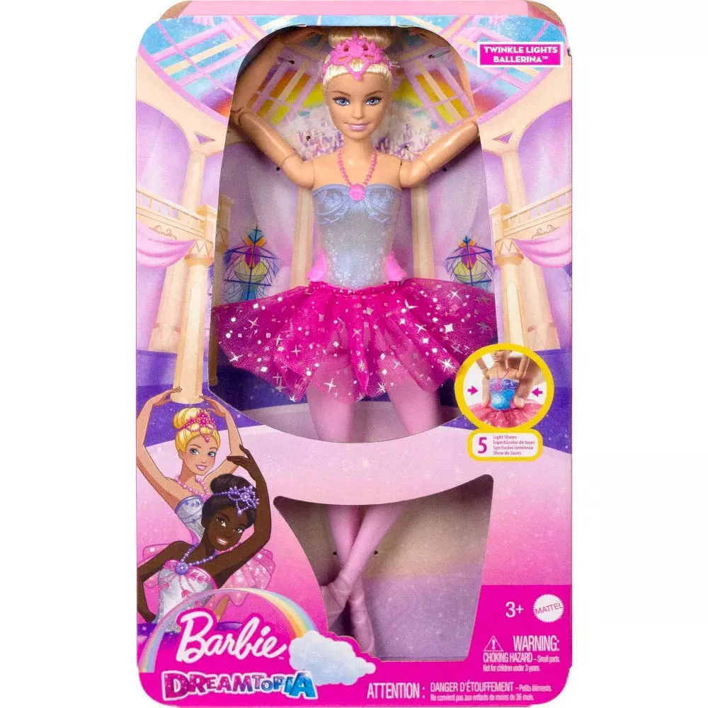 BARBIE DREAMTOPIA TWINKLE LIGHTS BALLERINA DOLL