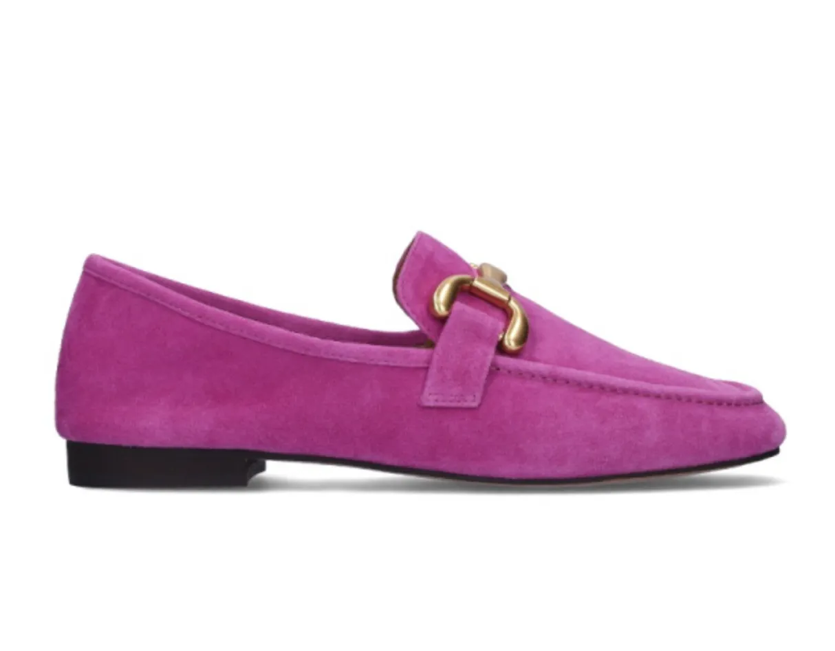 Bibi Lou Zagreb Morado Suede Loafers