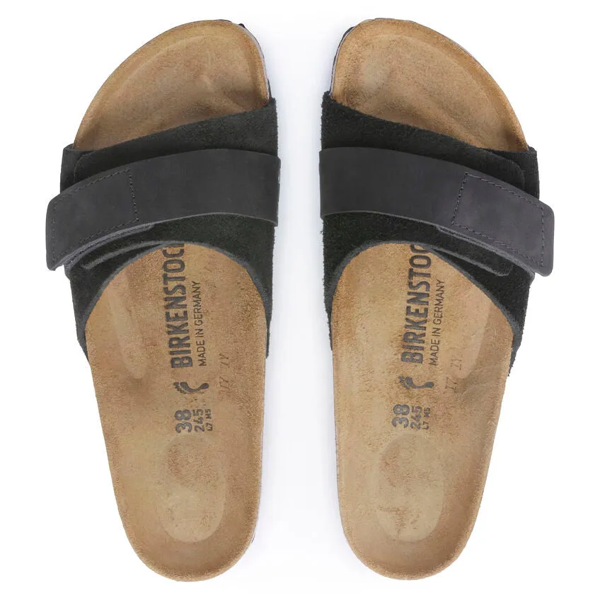 BIRKENSTOCK Women's Oita Suede Leather (Black - Narrow Fit)