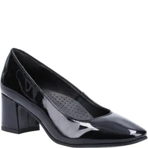 Black Anna Patent Court Shoes