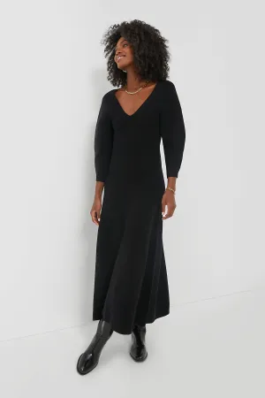 Black Blanca Midi Dress