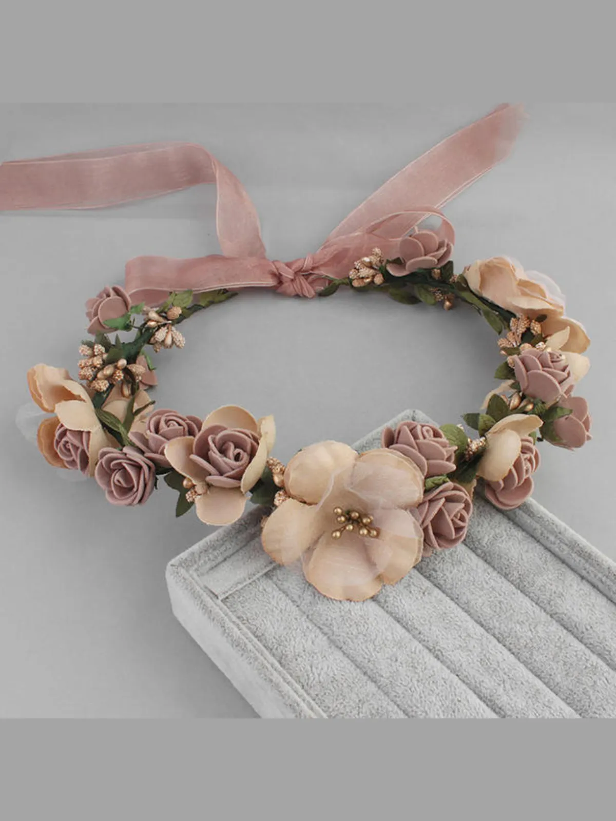 Blooming Roses Petal Flower Crown