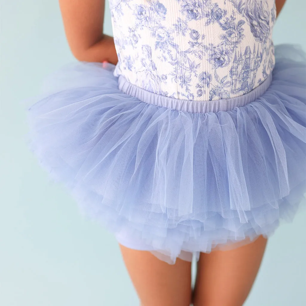 Blue Dew Tulle Skort