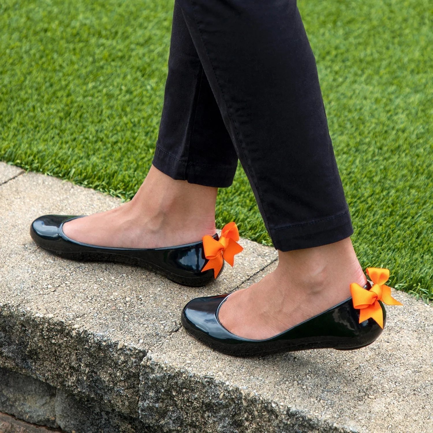 Bow Ballet Flats, Matte Licorice Shoe