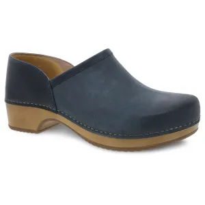 Brenna Navy Burnished Suede