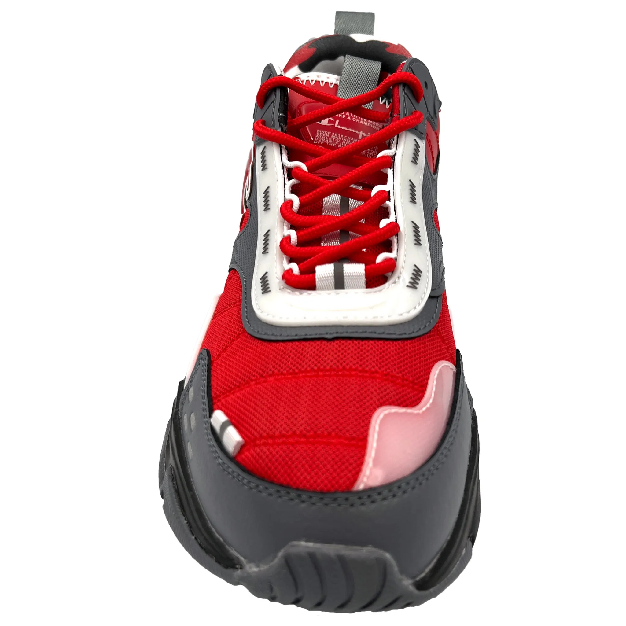 Champion Men's Scarlet/Grey Hyper C Flood Shoes CP101687M