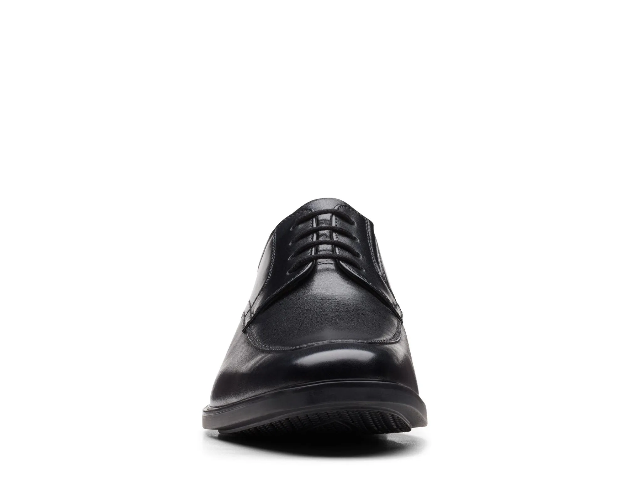 Clarks Howard Apron Black Leather