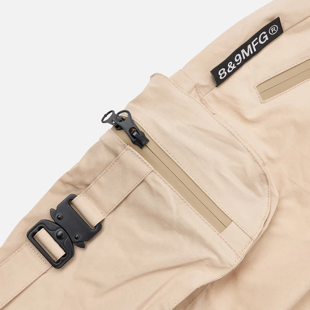 Combat Nylon Short Cream