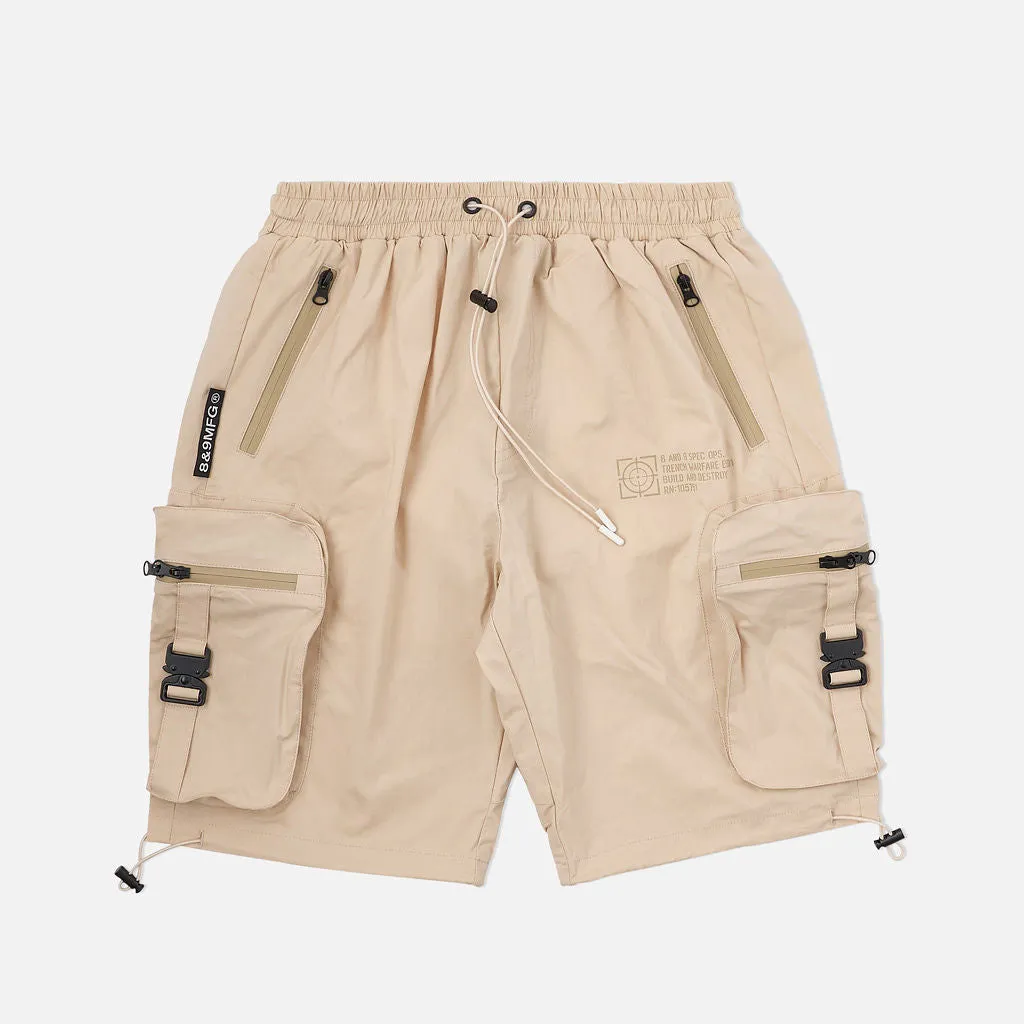 Combat Nylon Short Cream