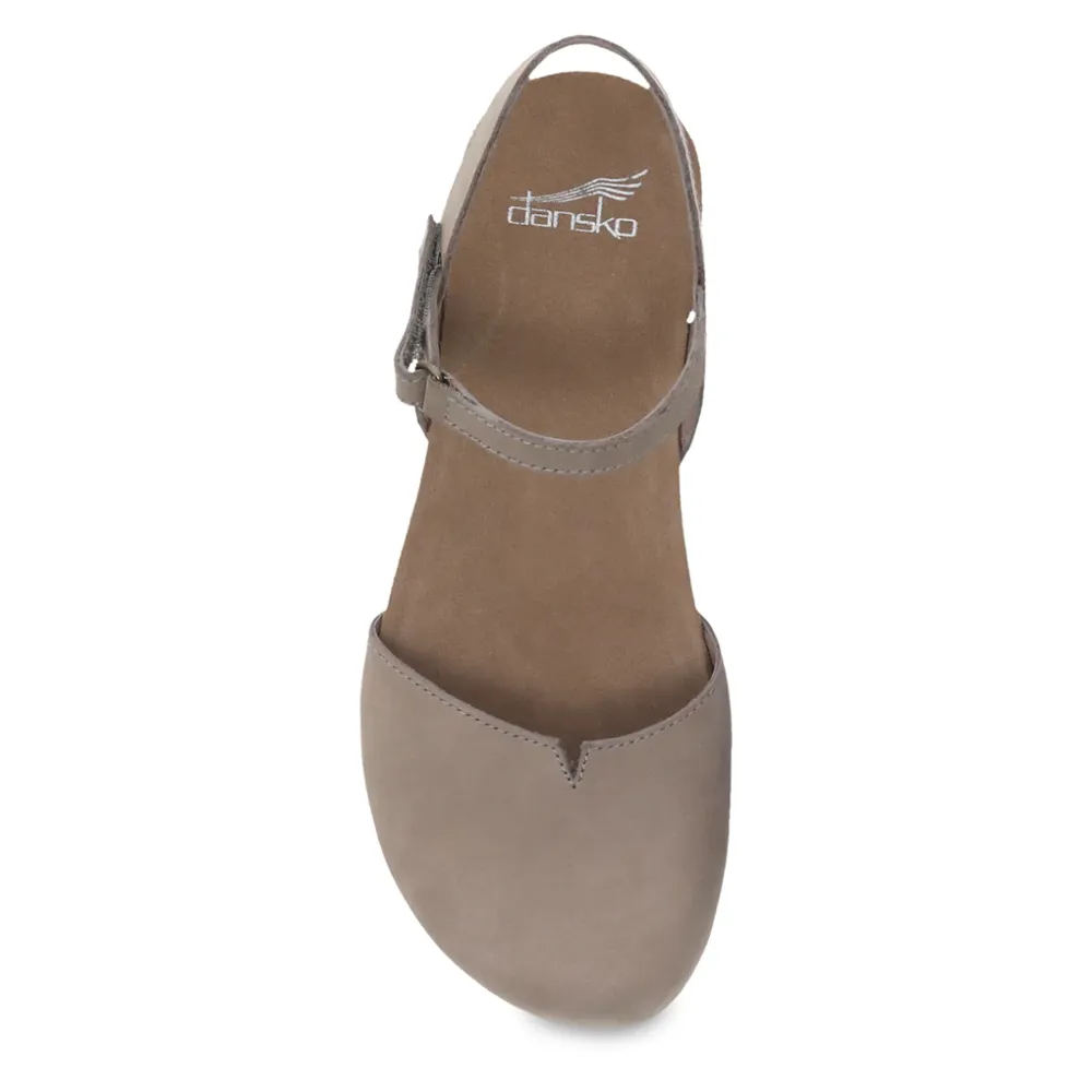 Dansko Rowan Taupe Milled Nubuck (Women's)