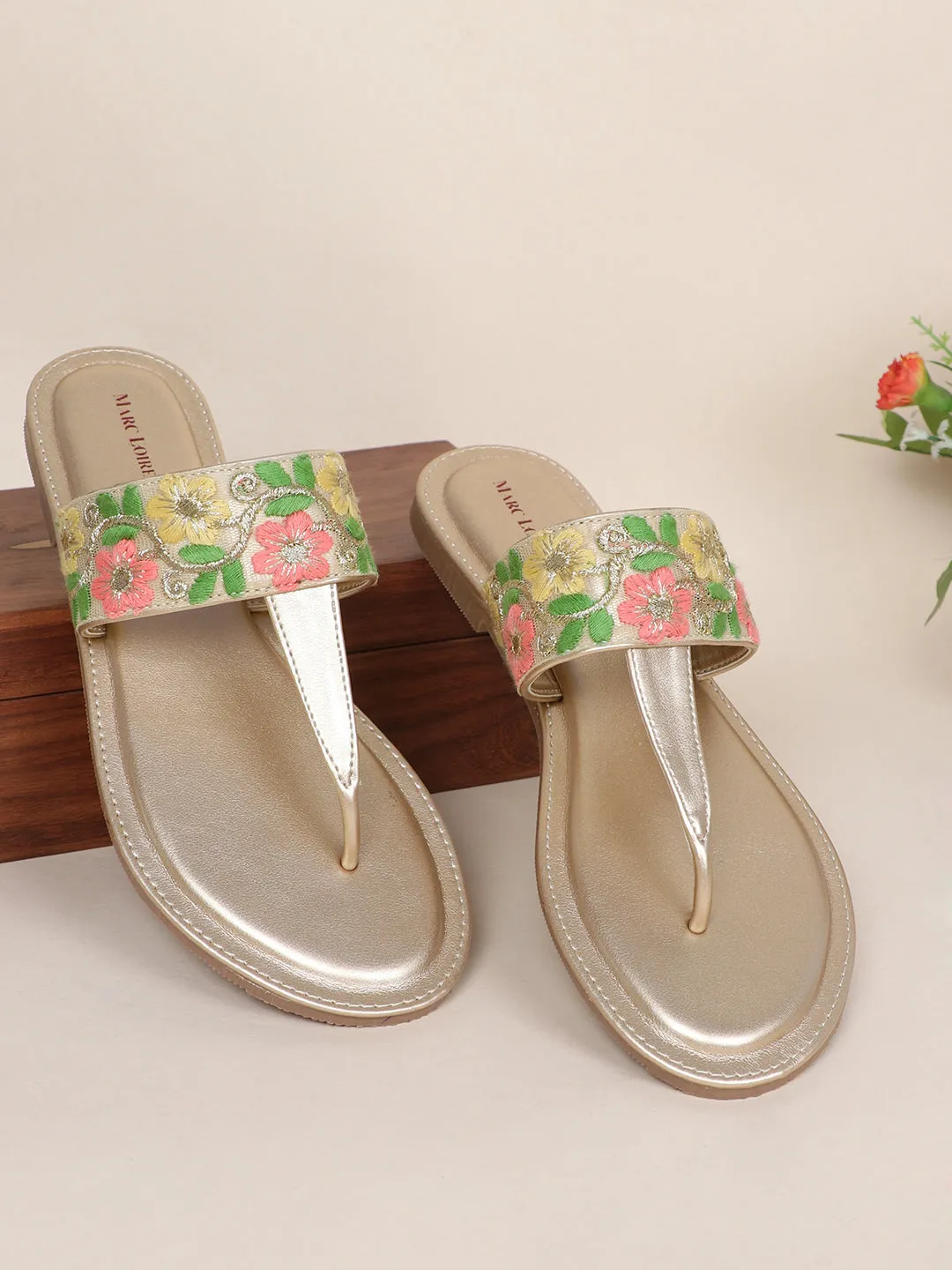 Ethnic Embroidered Flats