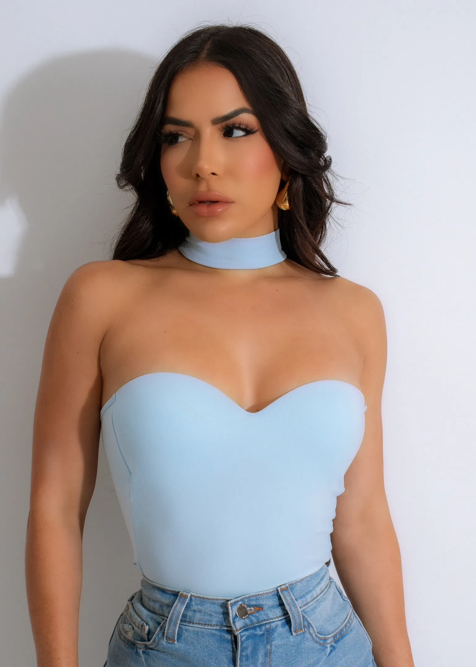 Falling From Heavy Bodysuit Blue