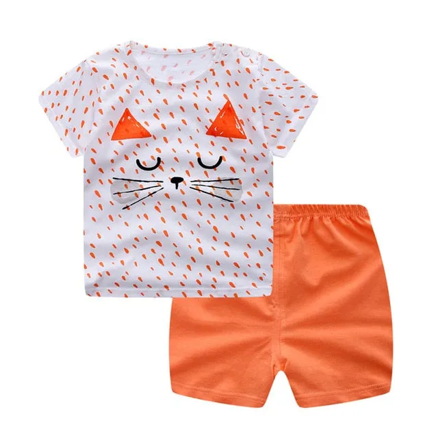 Fun Printed 2-Piece Clothing Set