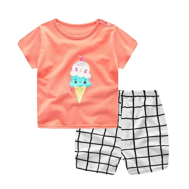 Fun Printed 2-Piece Clothing Set