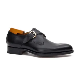 Goodyear Welted Calfskin Monk Strap Shoes