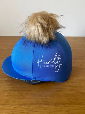 Hardy Equestrian Perton Royal Hat Silk With Removable Pom Pom