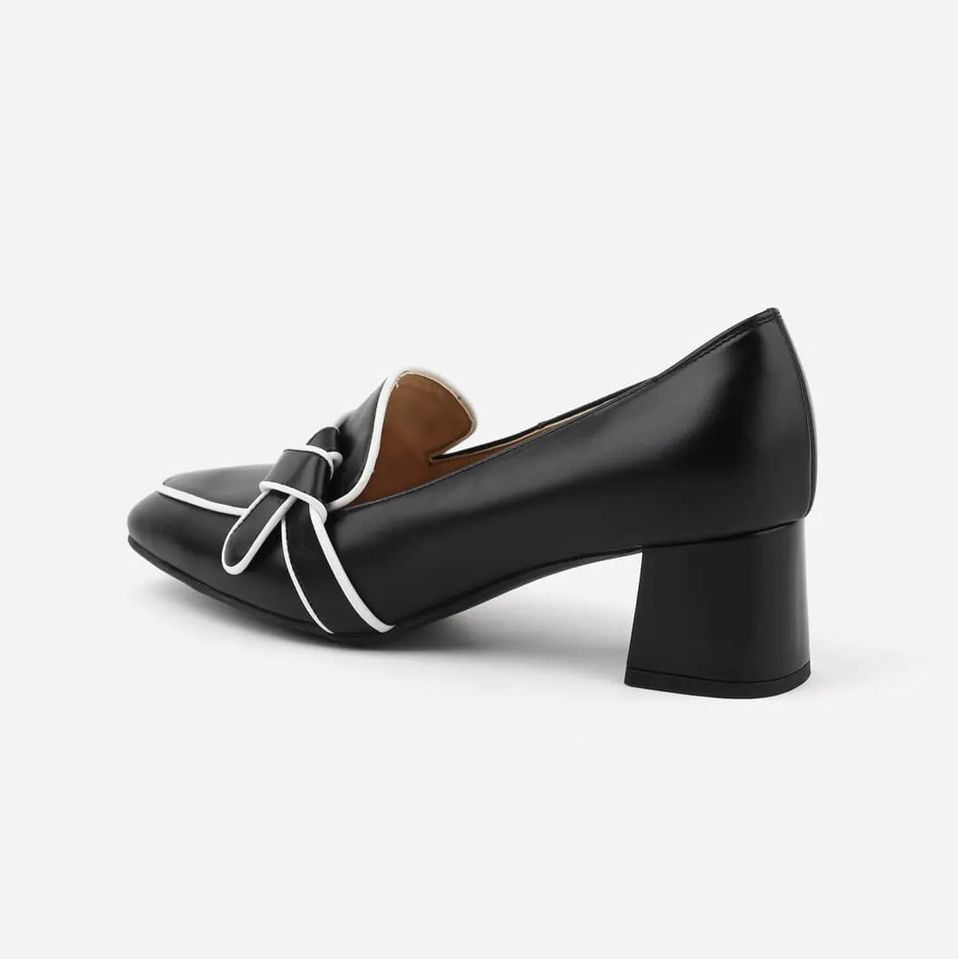 LIZZIE - chunky heel loafer