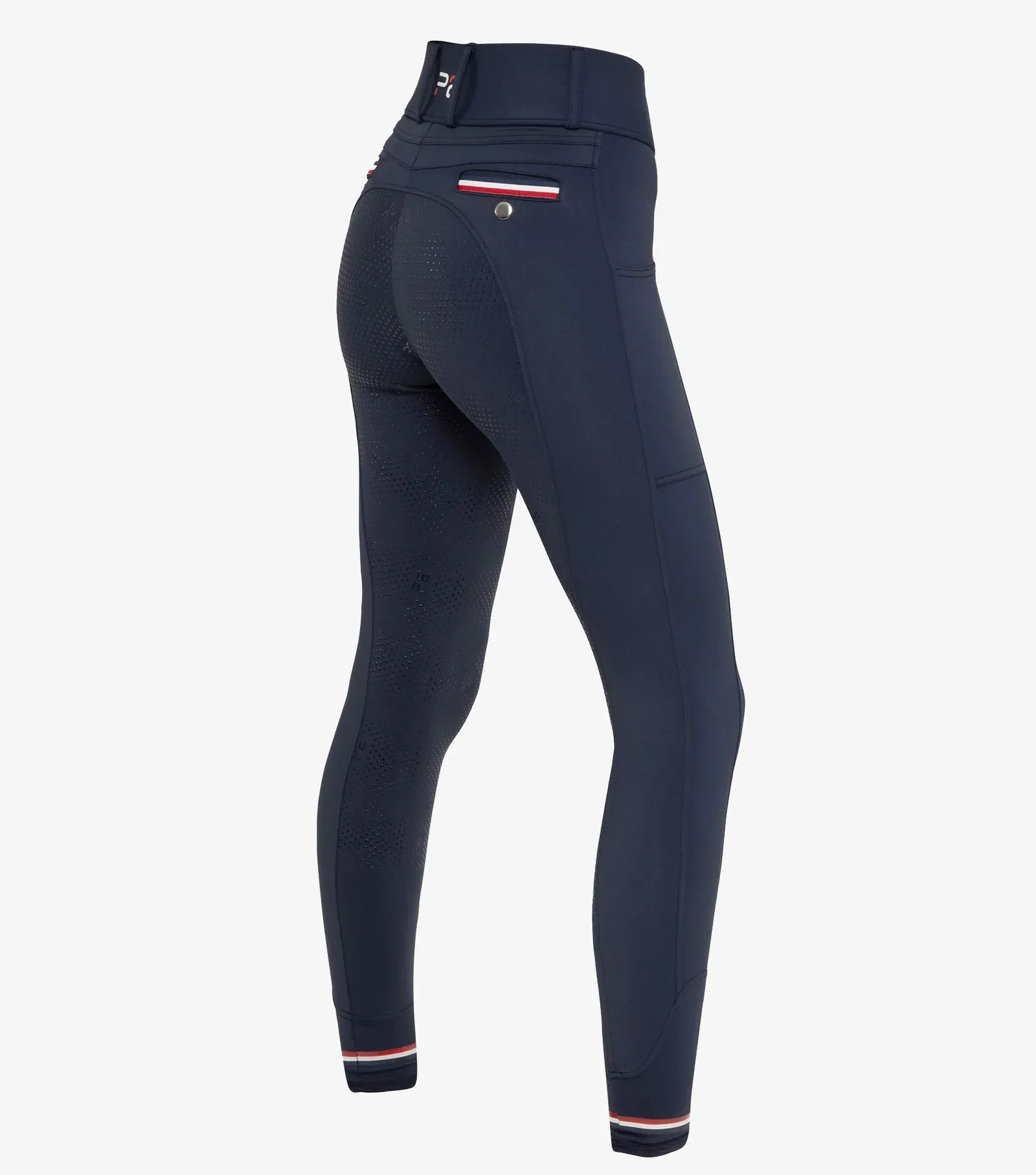 PEI Mirillo Ladies Full Seat Gel Riding Tights (Navy, UK16/EU44)