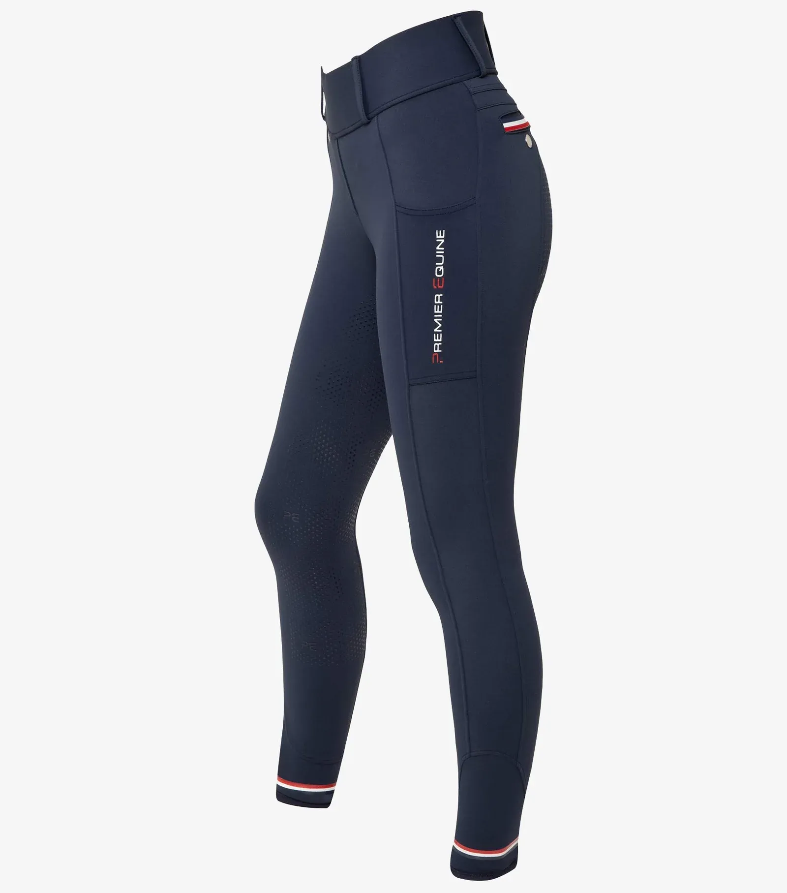 PEI Mirillo Ladies Full Seat Gel Riding Tights (Navy, UK16/EU44)