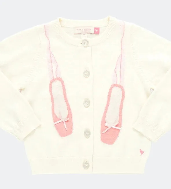 Soft Pink Ballet-Inspired Sweater for Kids - PINK CHICKEN