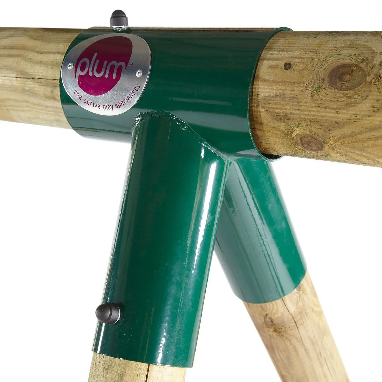 Plum Colobus Wooden Swing Set