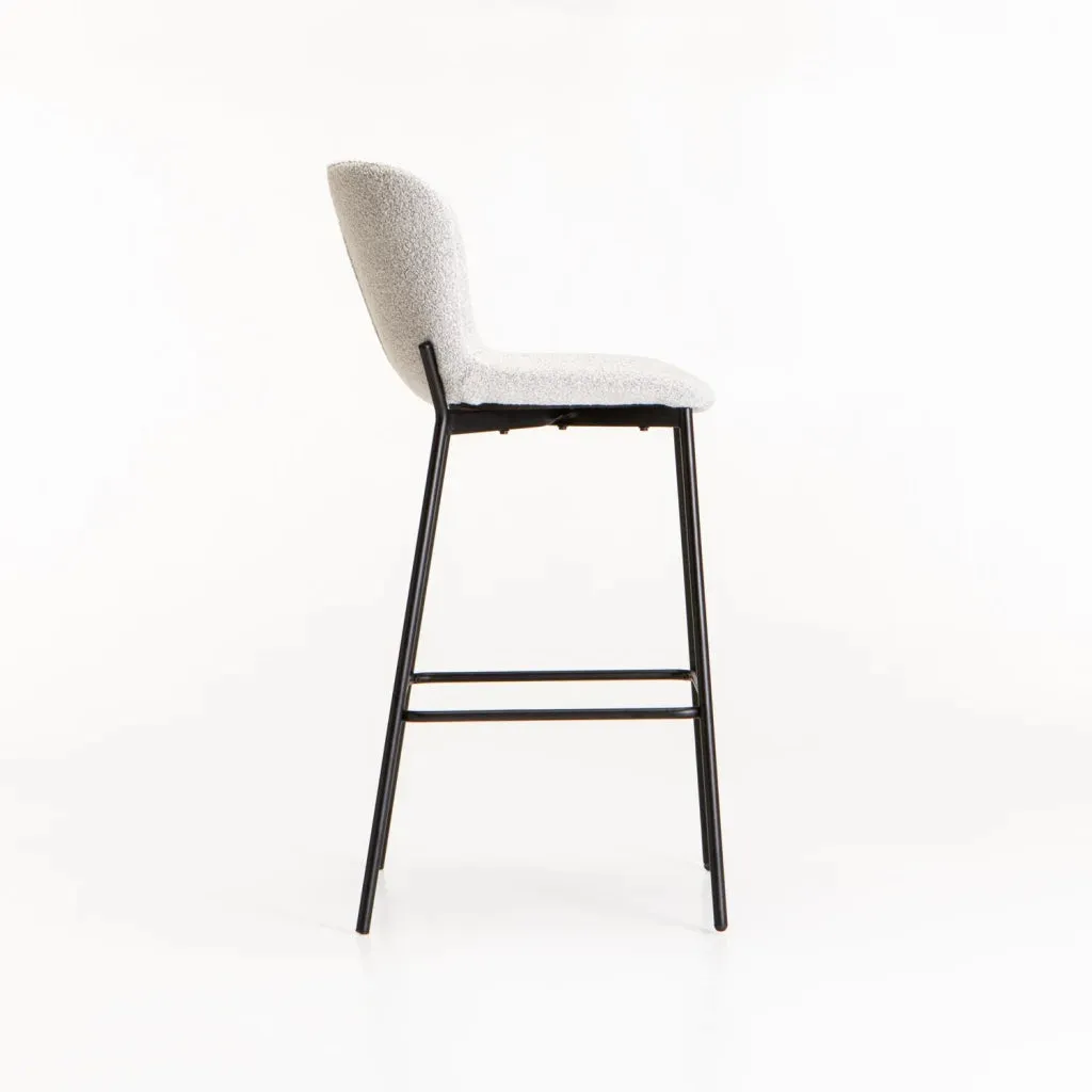 RAE BOUCLE FABRIC BARSTOOL