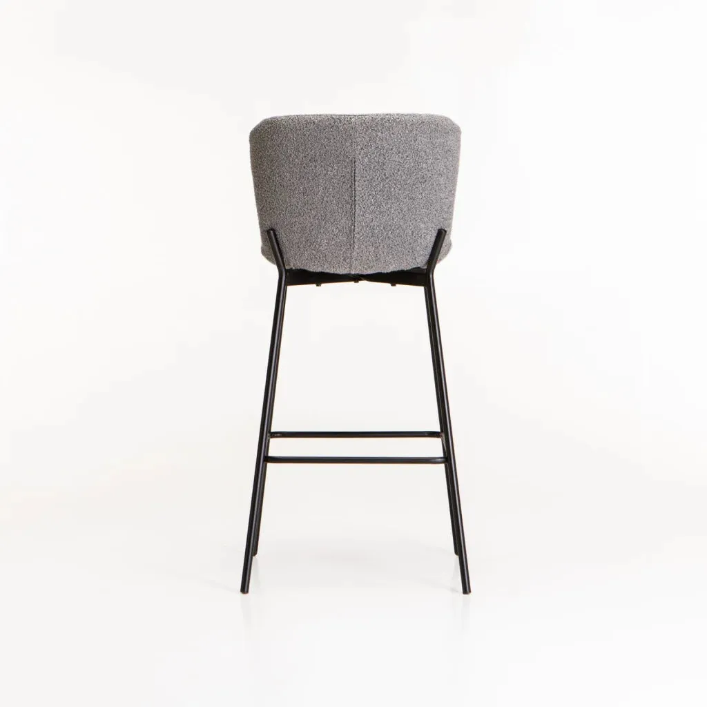 RAE BOUCLE FABRIC BARSTOOL