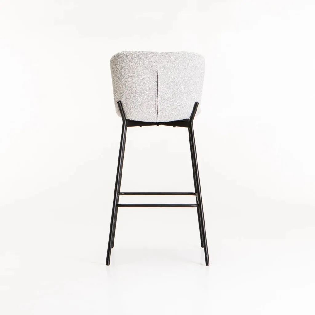 RAE BOUCLE FABRIC BARSTOOL