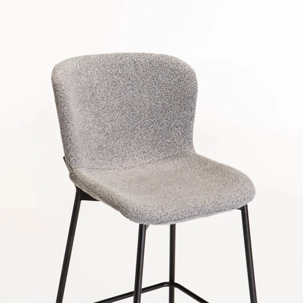 RAE BOUCLE FABRIC BARSTOOL