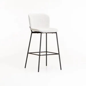 RAE BOUCLE FABRIC BARSTOOL