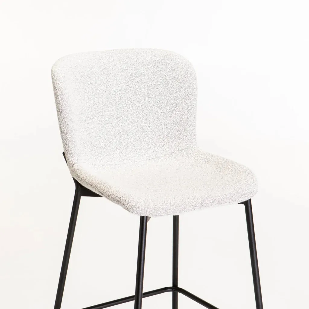 RAE BOUCLE FABRIC BARSTOOL