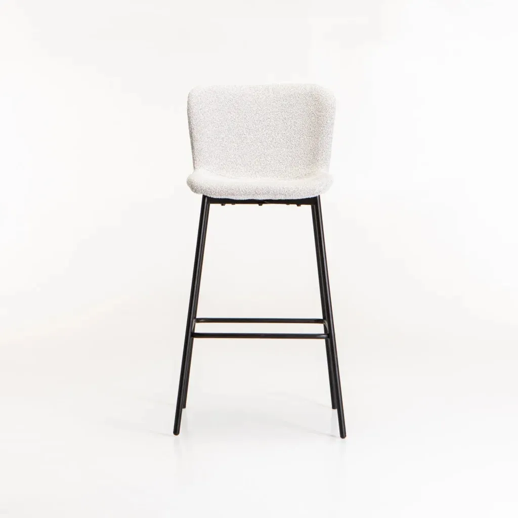 RAE BOUCLE FABRIC BARSTOOL