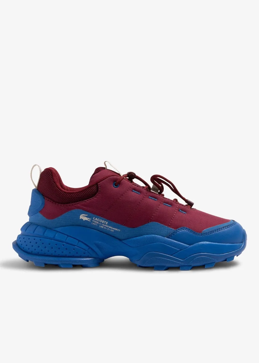 Sneakers Lacoste L-Guard Breaker Bleu et Bordeaux