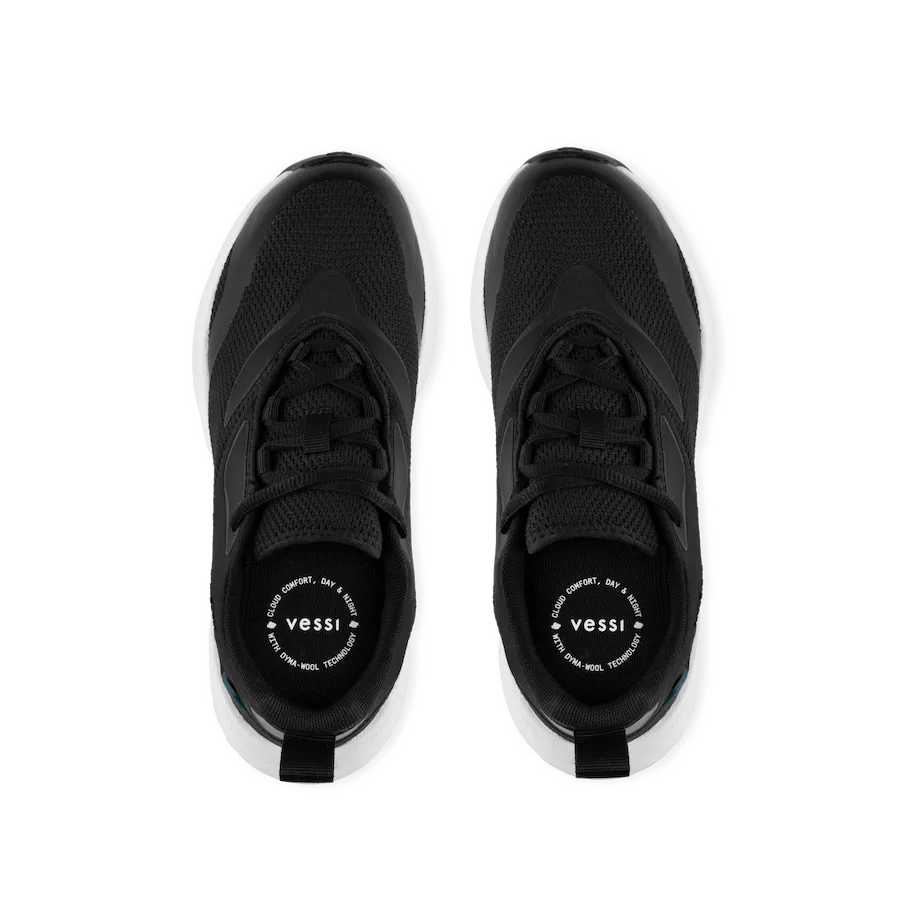 Women's Tidal Sneaker - Black on White